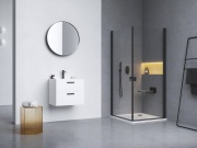 Ravak Sedátko Chrome, clear/nerez