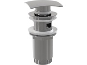 Alcadrain Umyvadlová výpusť 5/4", chrom, click-clack, hranatá zátka,  A393