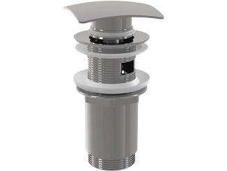 Lefolyók és dugók –  Alcadrain Umyvadlová výpusť 5/4", chrom, click-clack, hranatá zátka,  A393