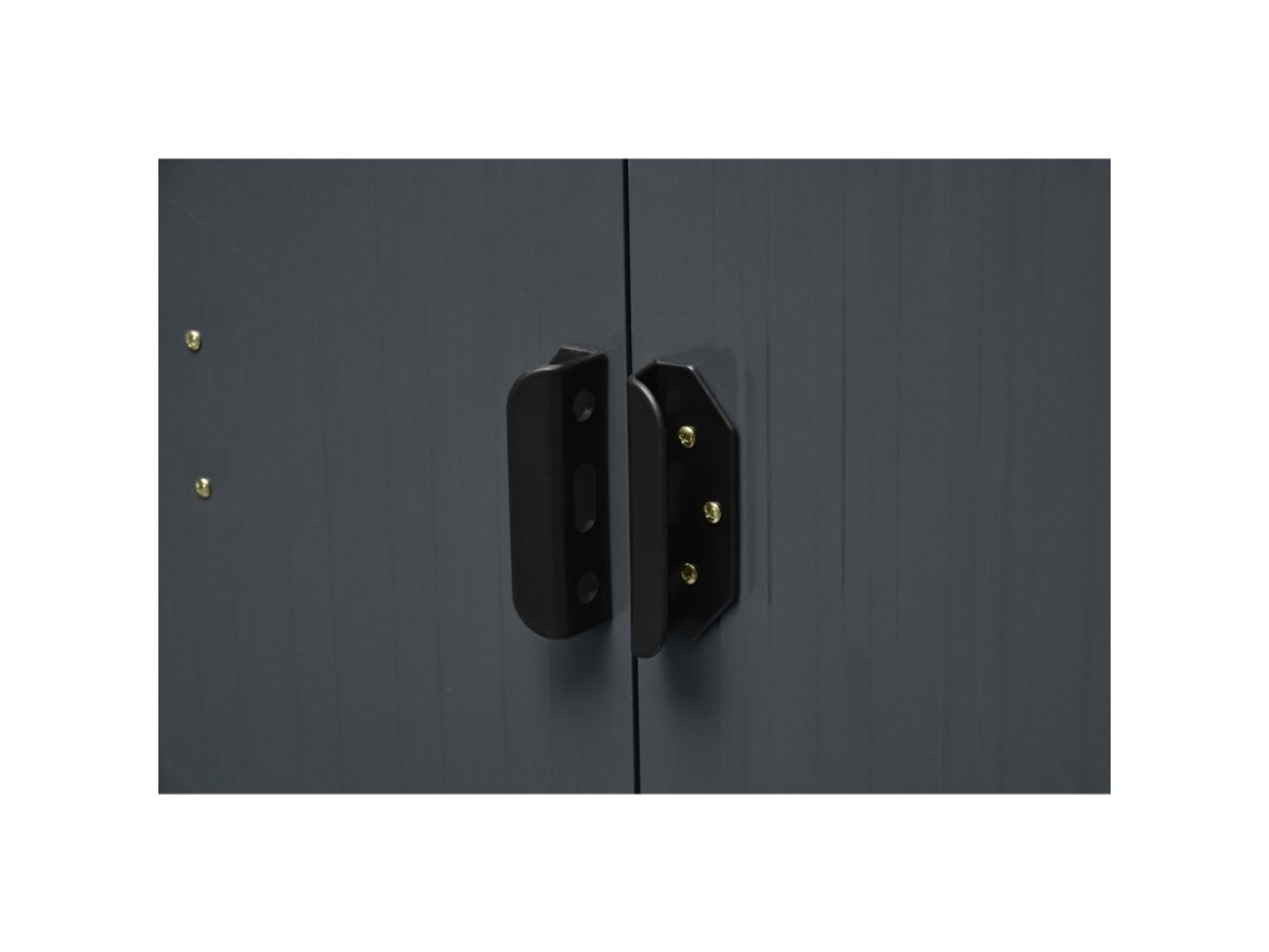 Plechový záhradný domček Riwall PRO RMSA 8x10 Anthracite