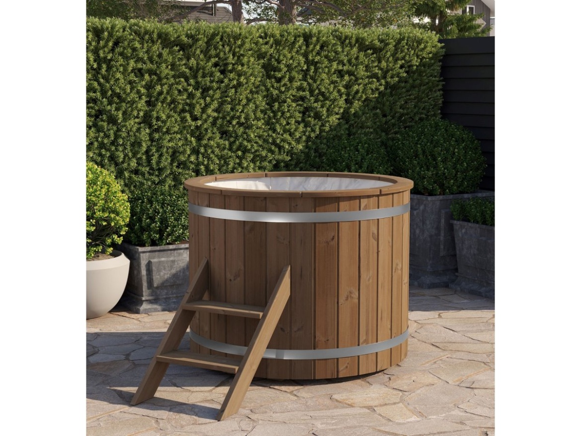 Tuindeco Cold tub Ø120 cm, thermally modified spruce