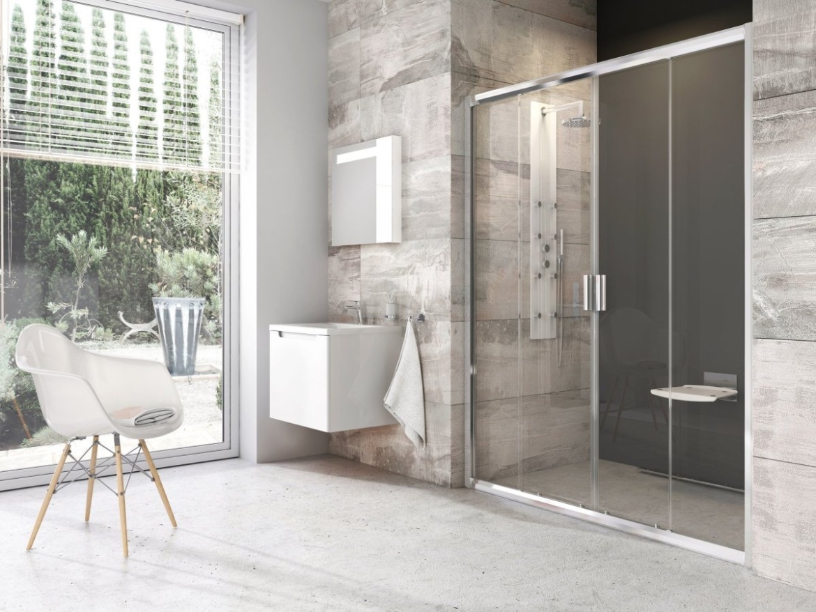 Ravak BLDP4 170, biela+transparent