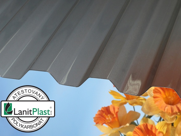Polykarbonátová trapézová deska Lanit Plast CSE FR TR