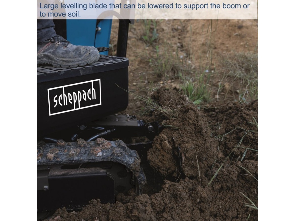 Scheppach EXC 815 - Minibagr