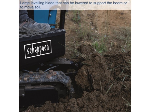 Scheppach EXC 815 - Minibagr