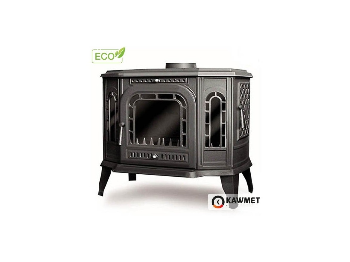 Litinová krbová kamna Kawmet P7 PB - 10,5 kW ECO