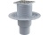 Alcadrain Podlahová vpusť 105 x 105 mm, mřížka nerez, spodní odtok d 50 mm,  APV202