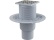 Alcadrain Podlahová vpusť 105 x 105 mm, mřížka nerez, spodní odtok d 50 mm,  APV202