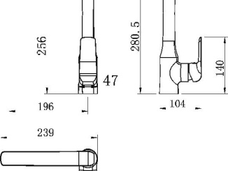 Csaptelepek –  Novaservis Dřezová baterie Nobless Tina, bílá/chrom, stojánková,  38714,1