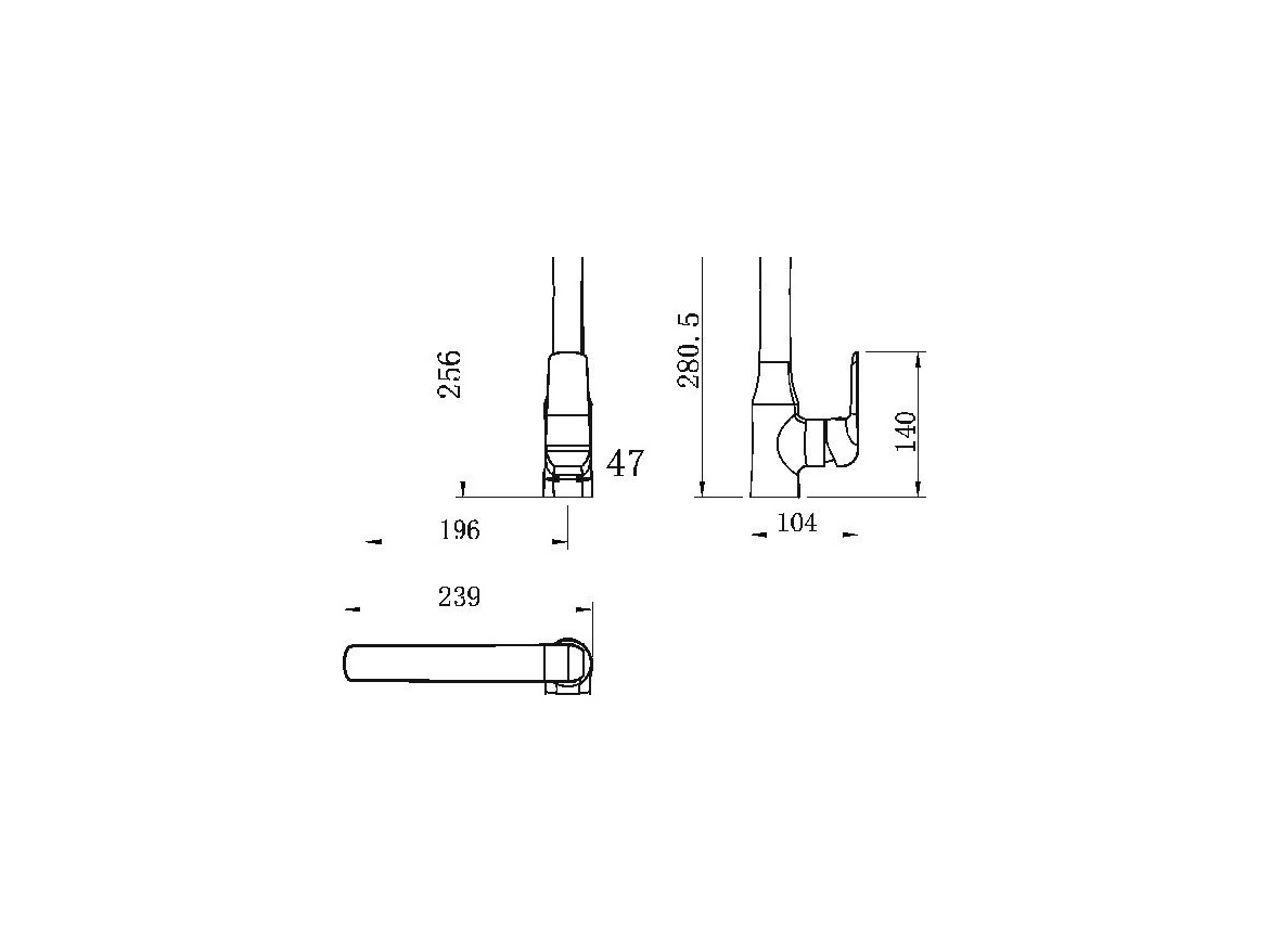 Novaservis Dřezová baterie Nobless Tina, bílá/chrom, stojánková,  38714,1