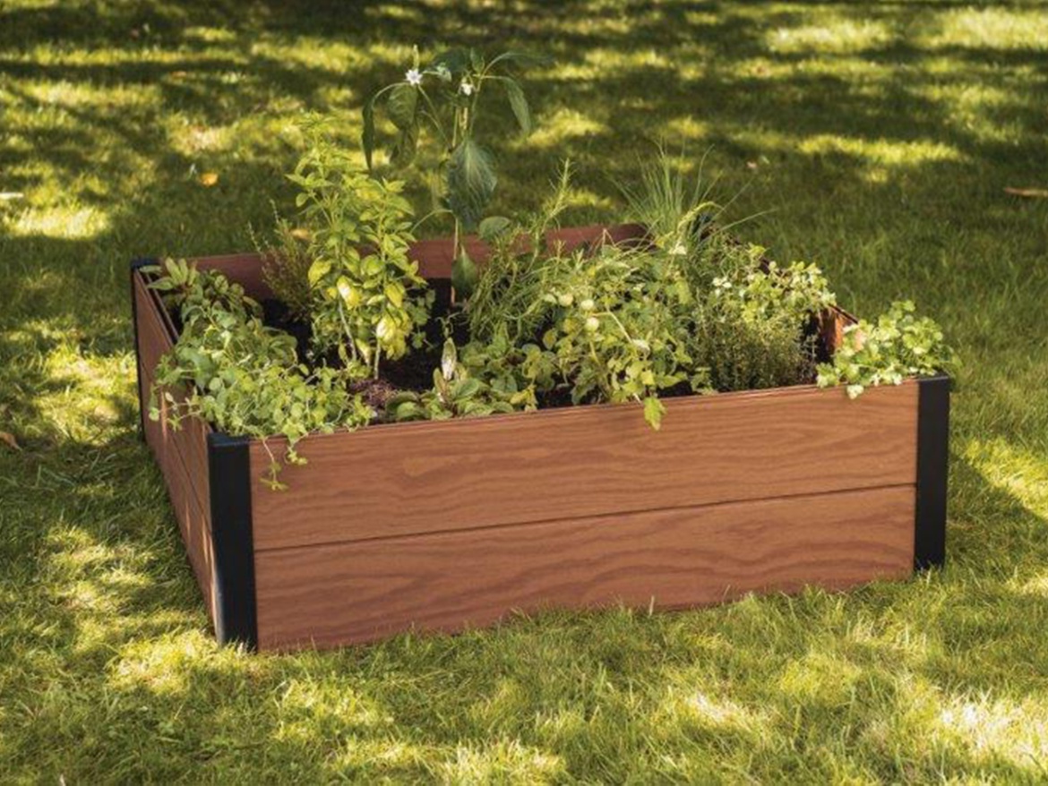 Květináč grafitový vyvýšený Keter Vyvýšený záhon Maple square