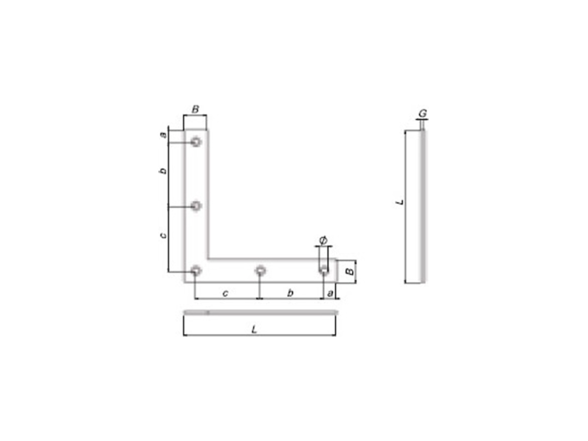 Rohový úhelník Koelner D-KN