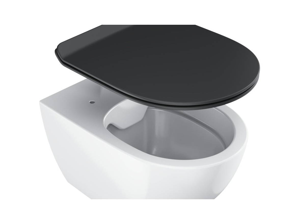 Ravak WC sedadlo Vita slim, čierna