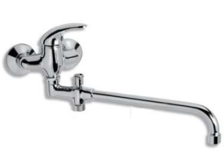 Novaservis –  Novaservis Umyvadlová paneláková baterie Metalia 55 100 mm, chrom, nástěnná, bez příslušenství,  55037/1,0