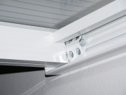 Hliníková pergola - číry/biela konštrukcia Gutta Terrassendach Premium