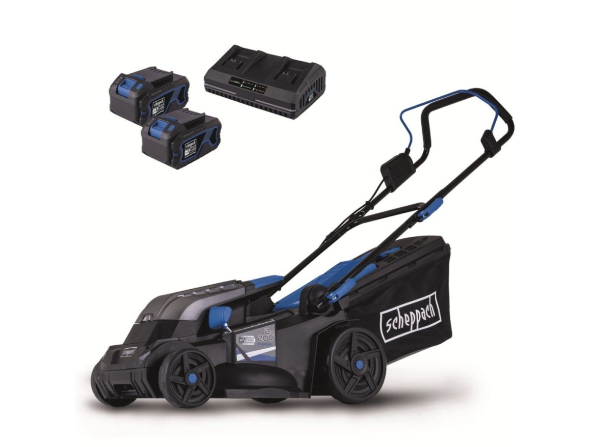 Akkus fűnyíró Scheppach BC-MP380-X-SET XL2