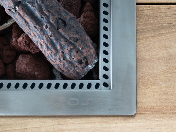 Stůl s plynovým ohništěm COSI Cosiloft 100 Wood Bar