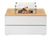 Stůl s plynovým ohništěm COSI Cosipure 100 Wood