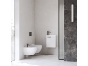 Ravak SD Chrome II korpus skříňky 40, bílá, madlo 152 mm, chrom