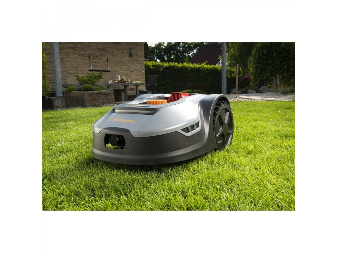 Robotická akumulátorová sekačka 900 m2 s možností ovládání přes WiFi nebo Bluetooth Riwall PRO RRM 950 APP