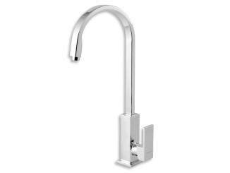 Vodovodné batérie – Novaservis Dřezová baterie Titania Cube, chrom, stojánková, 98813,0