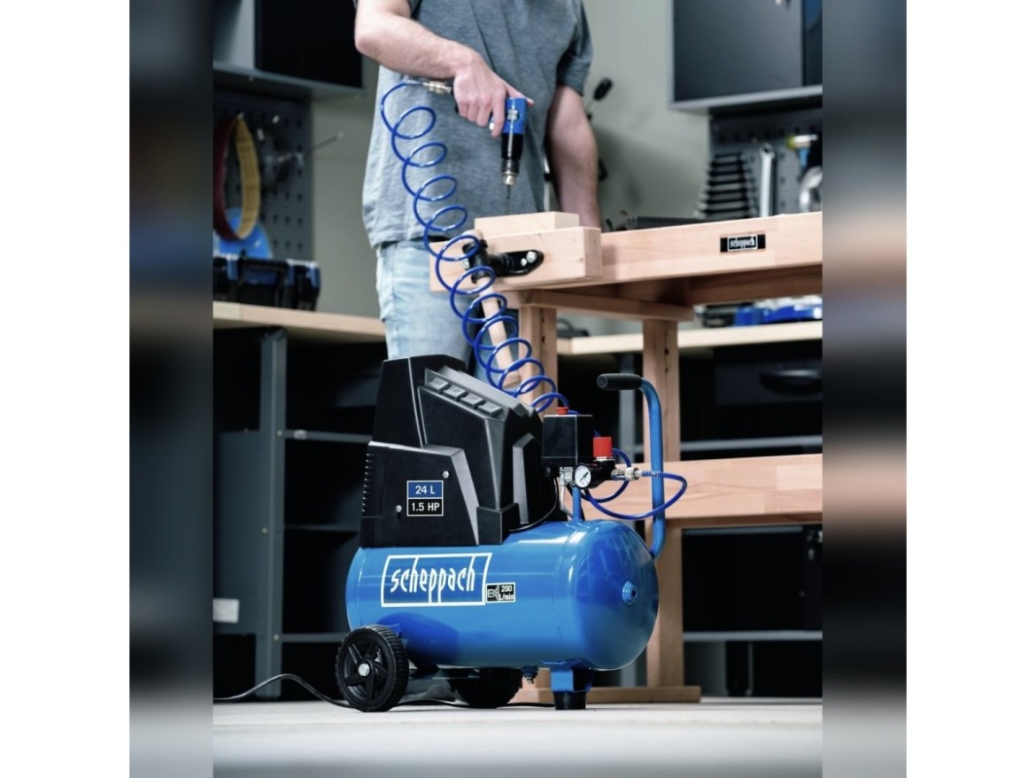 Bezolejový kompresor 24 l Scheppach HC 30 OX