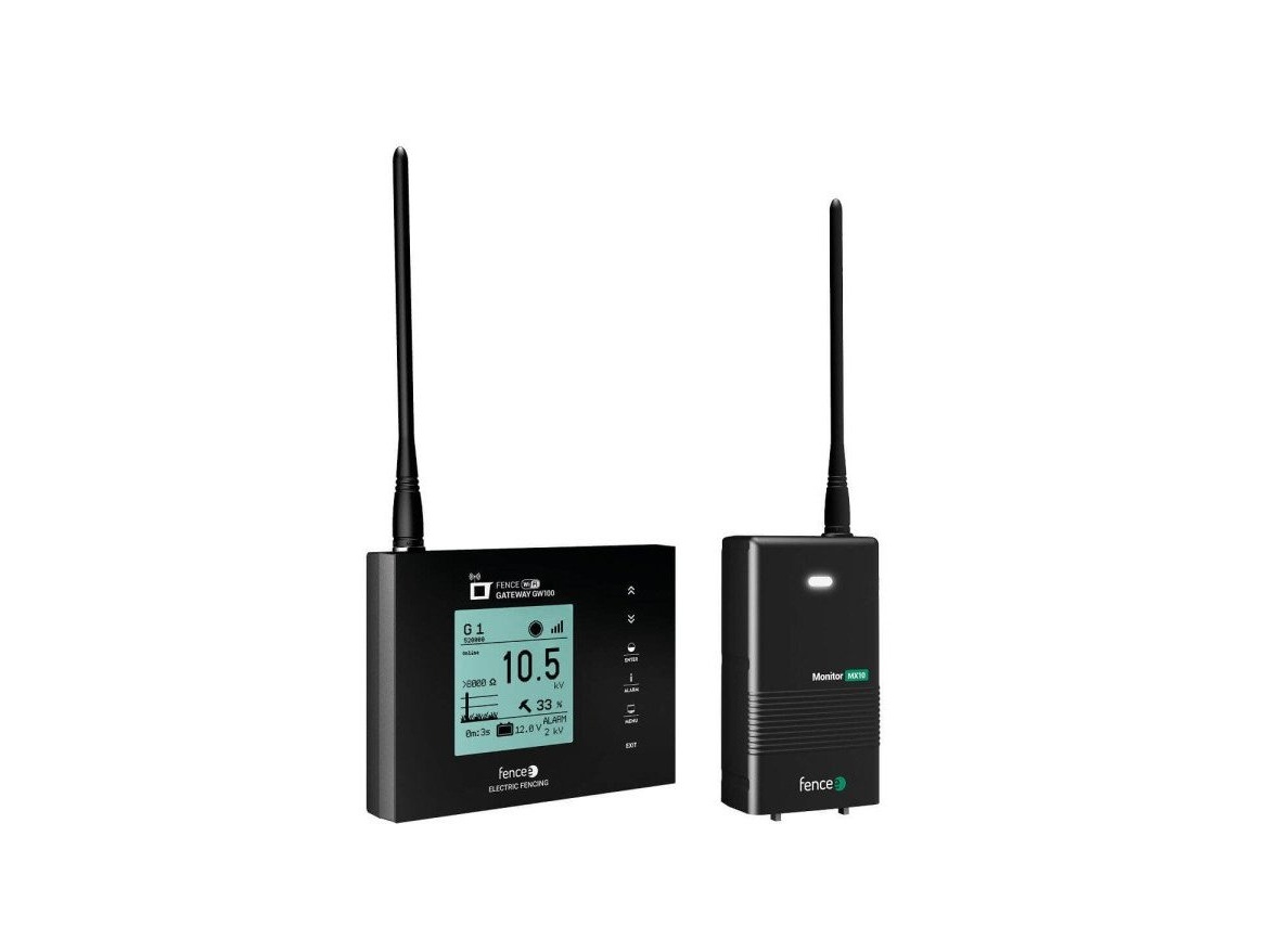 Scobax Univerzální monitorovací sada ohradníku - WiFi Gateway - Monitor MX10 - Sledování v aplikaci