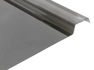 Plastové –  Covernit Polykarbonátová trapézová deska Glaze antracit