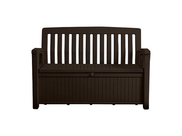 Keter Zahradní lavice Keter Patio 227 L - 138,6 x 63,5 x 88 cm - hnědá