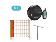Scobax Set elektrického ohradníku se sítí - ochrana před vlkem, rysem - DUO RF zdroj s ovladačem - síť 50 m
