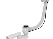 Alcadrain Vanový sifon A51CR, odpad 40/50 mm, s ovládáním, chrom,  A51CR-80