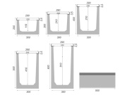 Betónový žľab s liatinovou mrežou Gutta D400