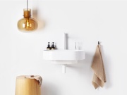 Ravak Umývadlo Yard 60, s otvorom pre batériu, bez prepadu, Smoke Grey