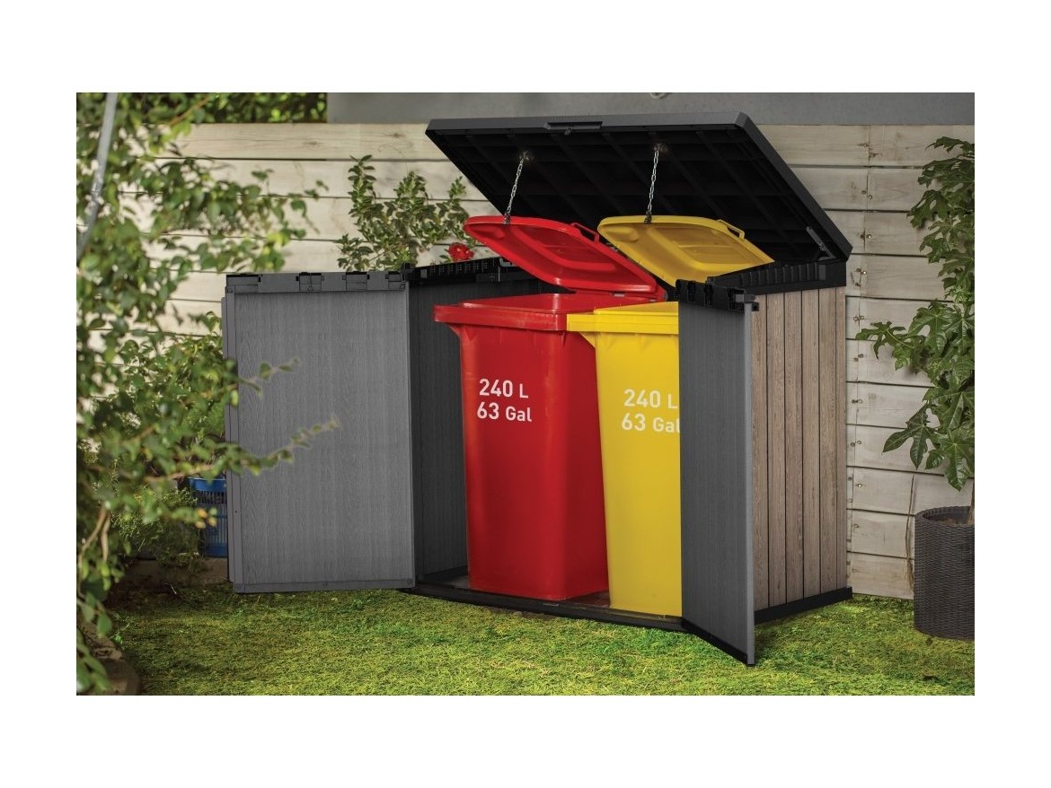 Keter Zahradní úložná skříň Keter DECO SIO DARWIN 1 150 L - ashwood / jasan