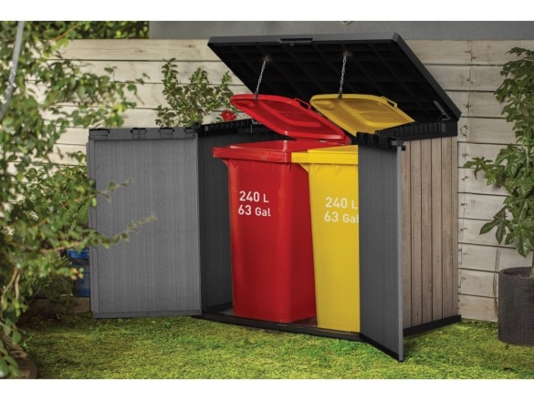 Keter Zahradní úložná skříň Keter DECO SIO DARWIN 1 150 L - ashwood / jasan
