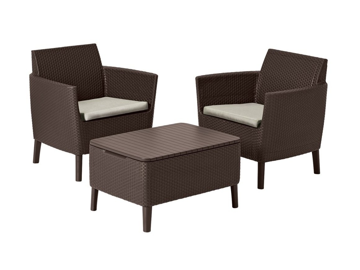 Keter Balkónový set Salemo - hnědá / béžová