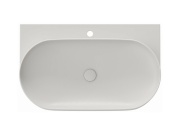 Ravak Umyvadlo Yard 80, s otvorem pro baterii, bez přepadu, bílá