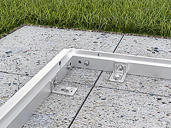 Lemezből készült kerti ház Hörmann Berry Modern pultová střecha