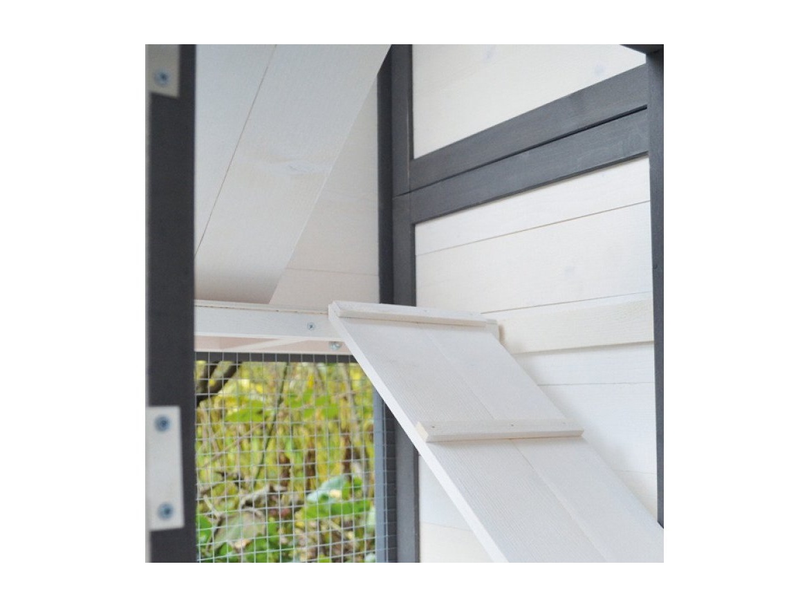 Scobax Dřevěná králíkárna MARTIN, 1220x480x1035 mm