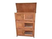 Drevená králikáreň Scobax Nero