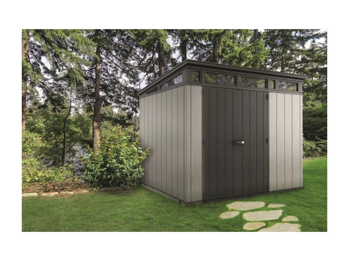 Keter Zahradní domek  Artisan 9x7 grafitový/šedý, s podlahou