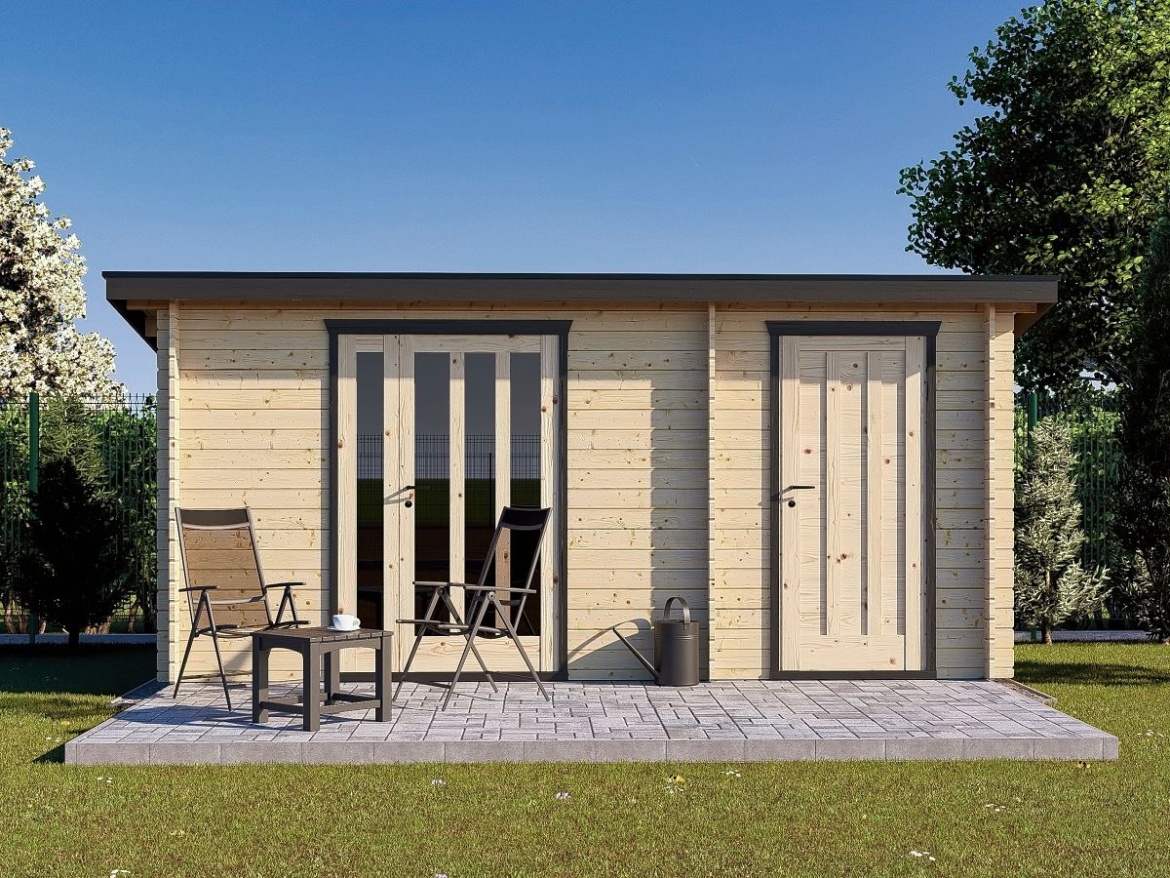 Drevený záhradný domček Česká Manufaktura Tasman
