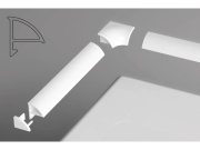 Ravak Krycí lišta 0,6/200, bílá