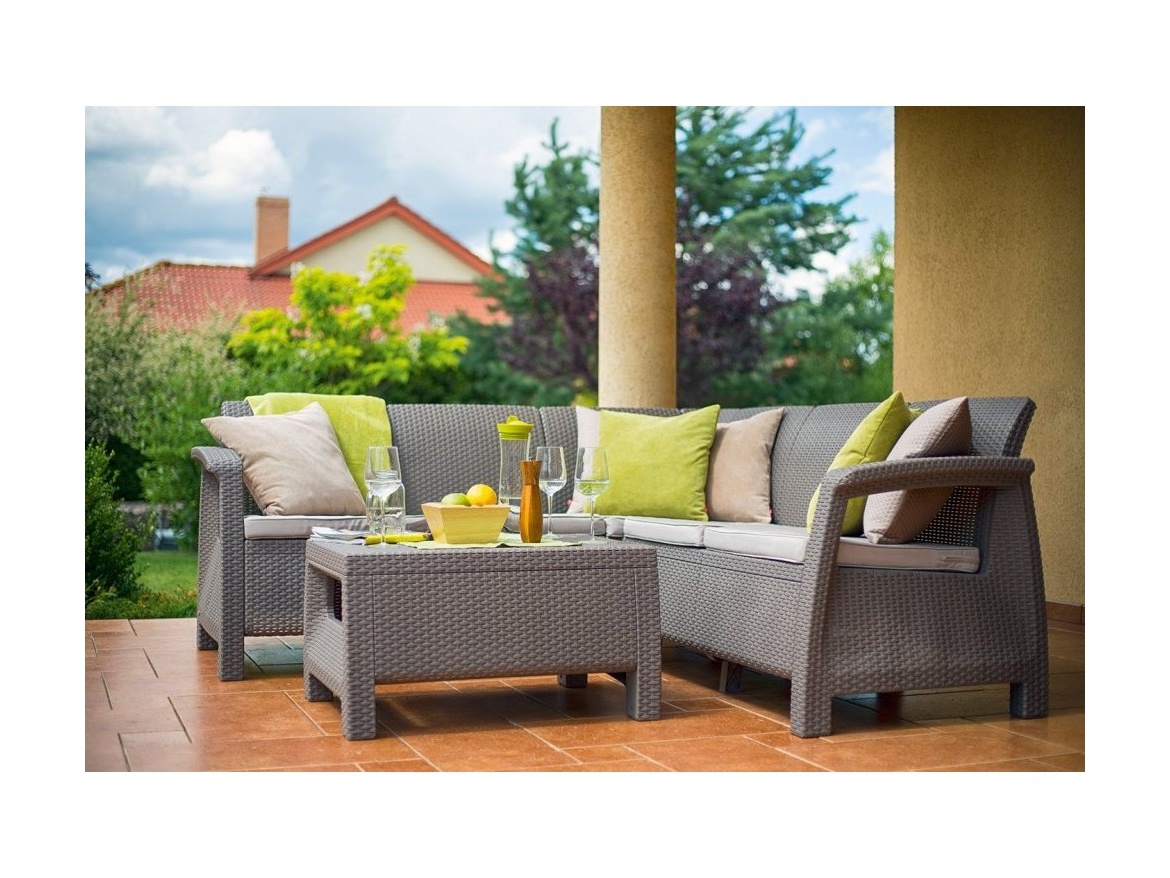 Allibert Zahradní set Corfu Relax set - cappuccino