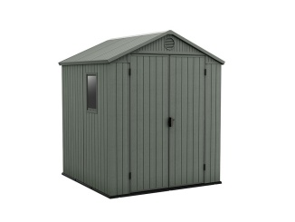 Na nářadí –  Keter Zahradní domek  Darwin 6 x 6 zelený, s podlahou
