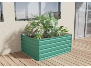 G21 Vyvýšený záhon  Daisy 120 x 90 x 52 cm, plechový, zelený