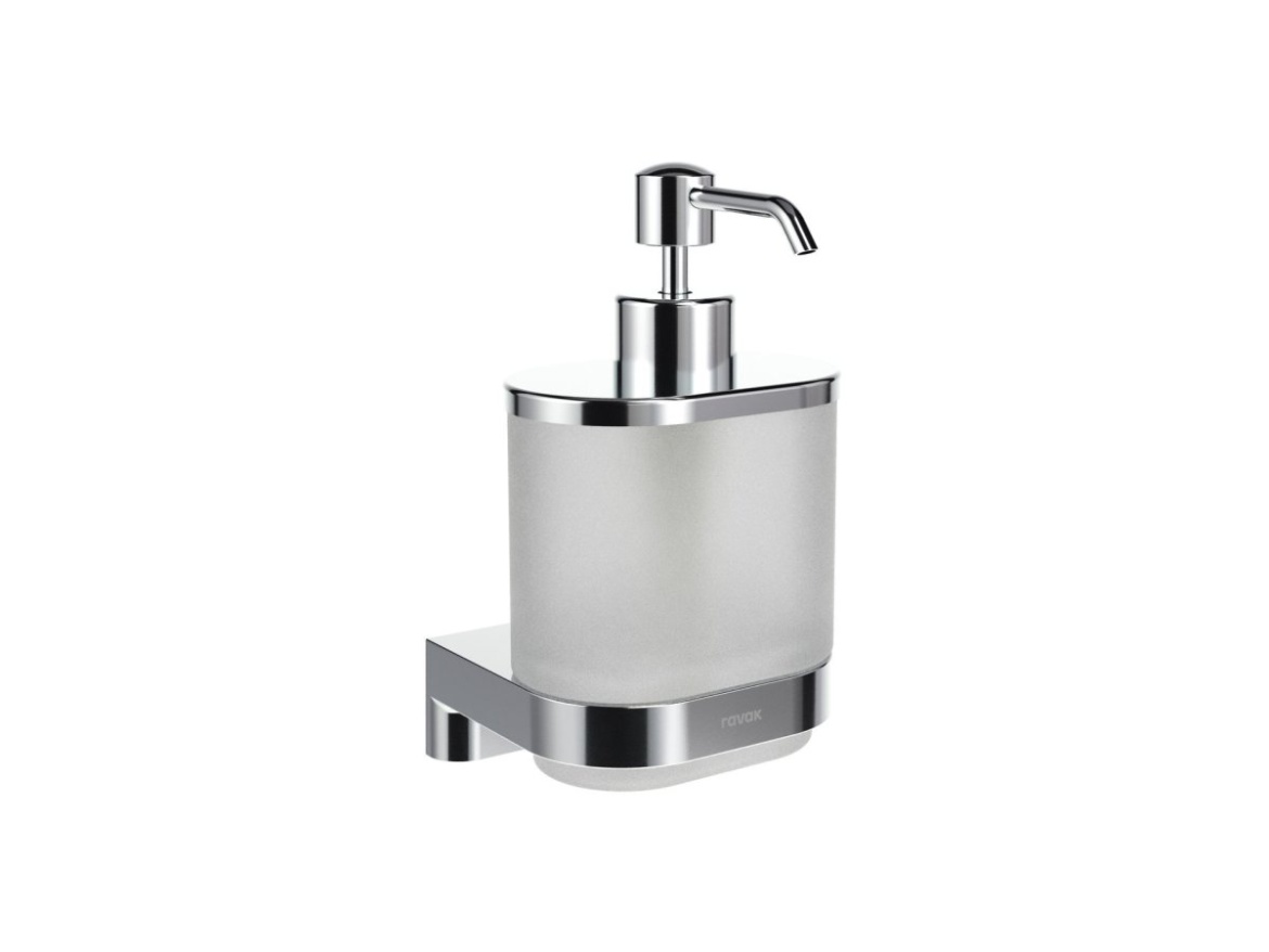 Ravak CR II 231.00CR Držák s dávkovačem mýdla, chrom