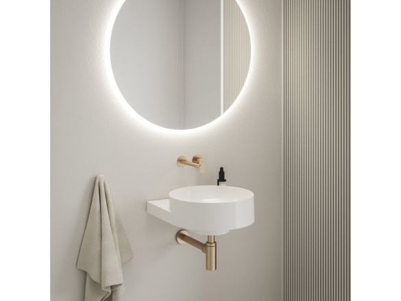 Ravak Umývadlový sifón, Gold Brushed