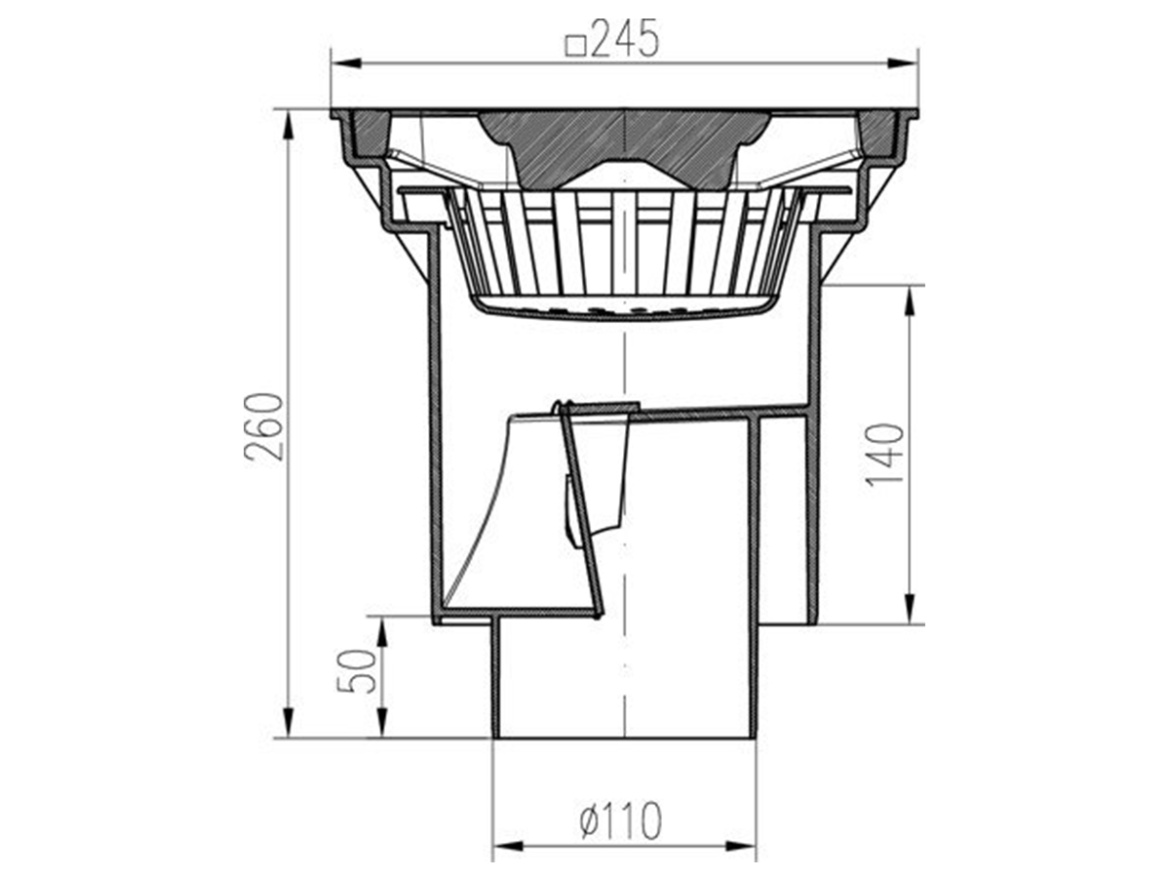 Vpusť Chuděj KVS 160