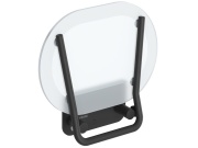 Ravak Sedadlo Chrome, clear/čierna